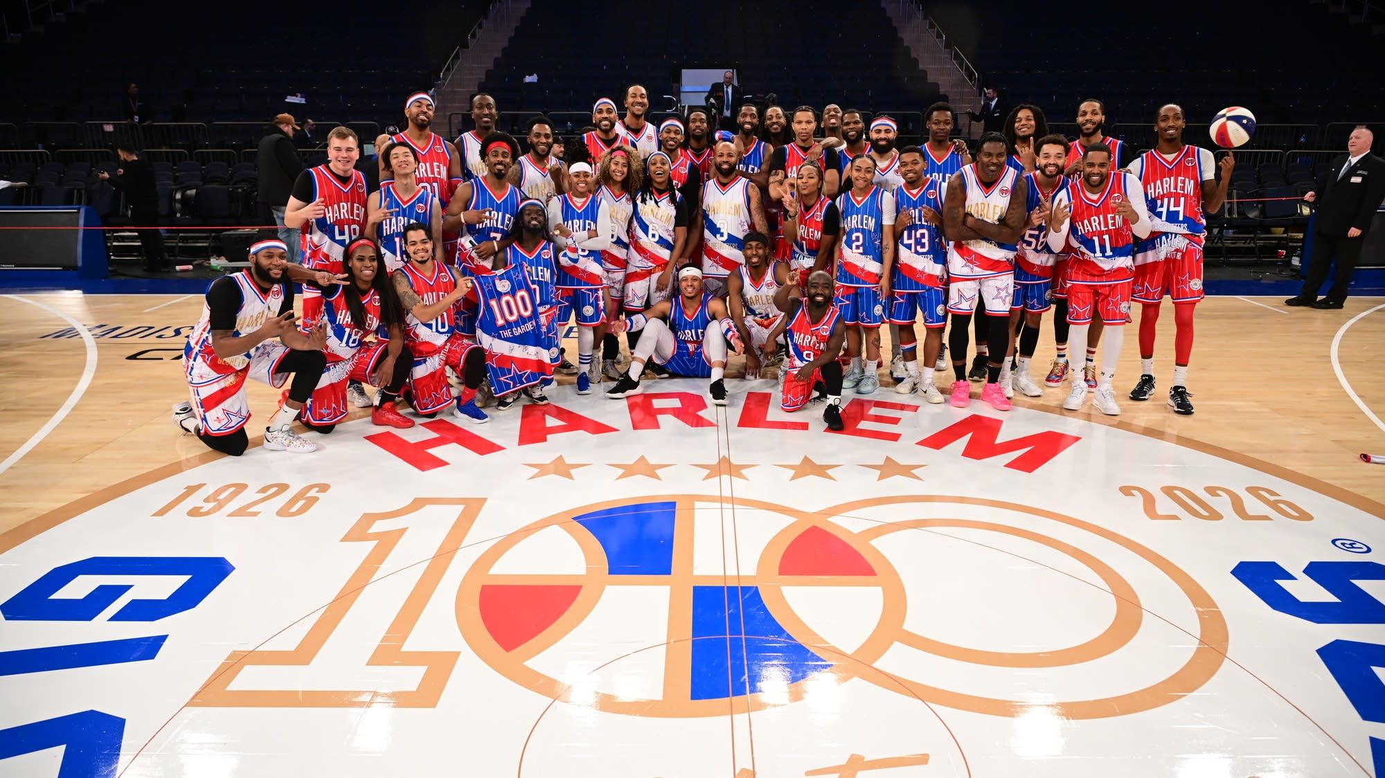 Harlem Globetrotters stop for 100 year anniversary tour in
