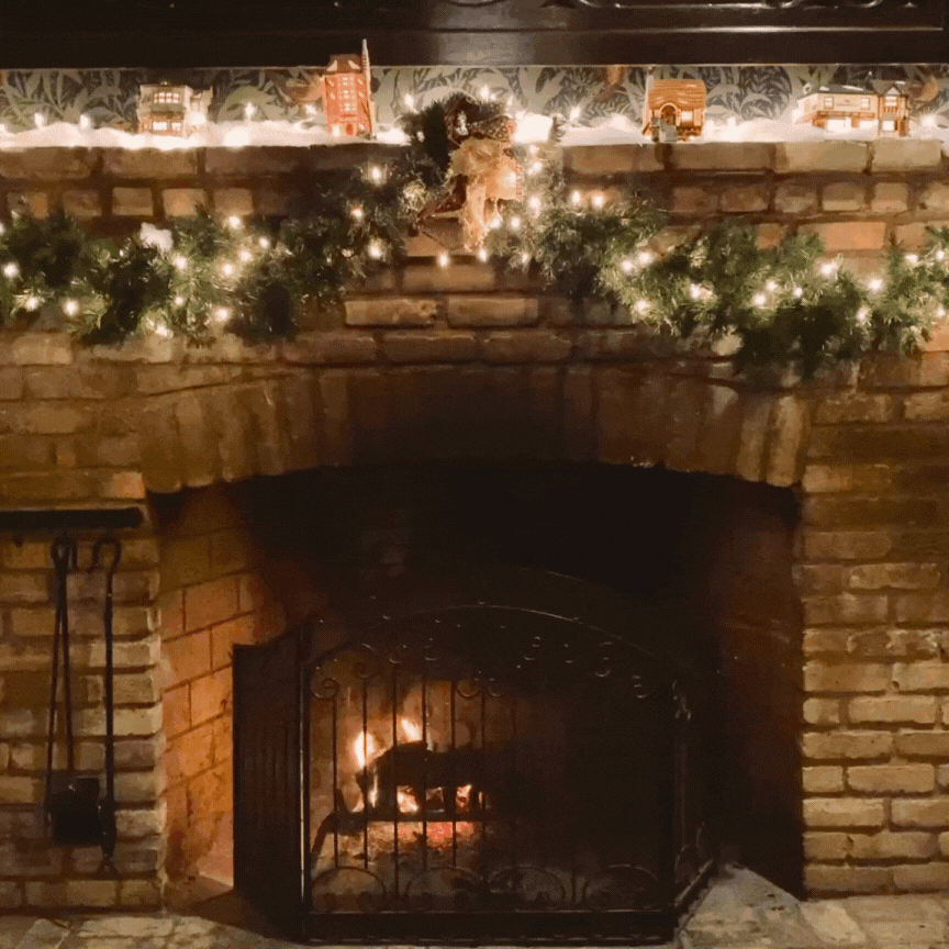 a fireplace gif