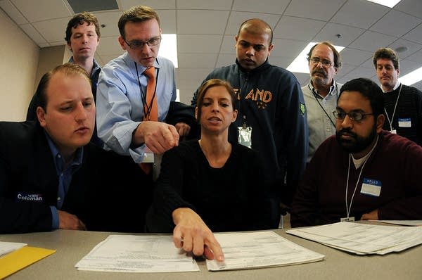 Counting ballots in Ramsey County