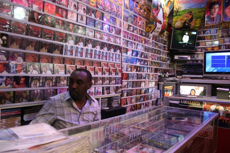 Music store employee Dahir Mohamed