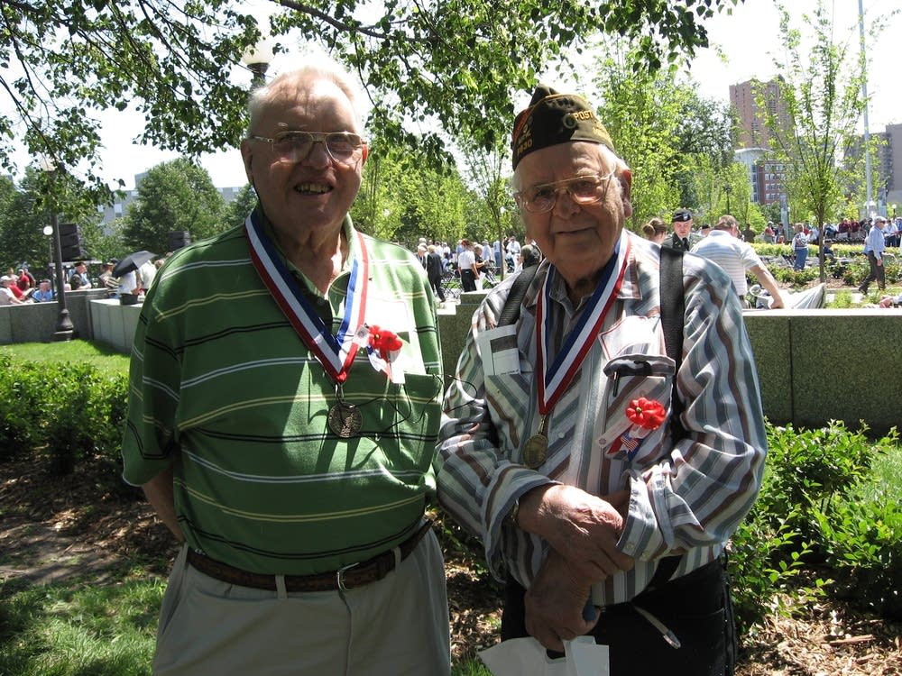 Elmer Uthke and Bud Pflughoeft