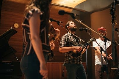 Trout Steak Revival perform in the Radio Heartland studio