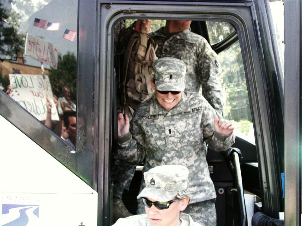Guard members return