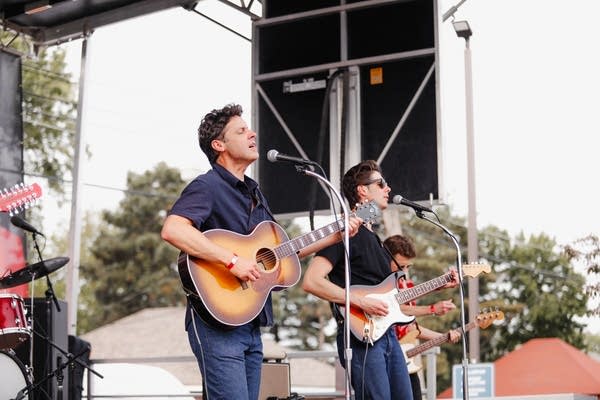 The Cactus Blossoms performed at Grand Old Day on Sunday, June 1, 2025 at The Grand Stage Powered by The Current.