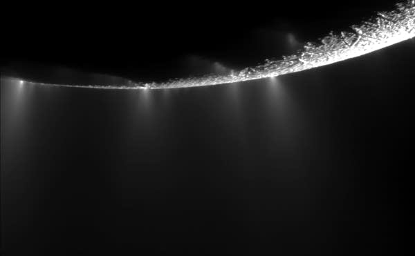 Ice geyser plumes of Enceladus