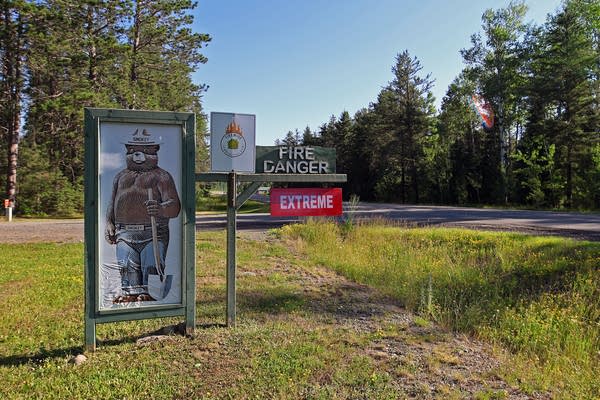 Fire along U.S.-Canada border causing growing concern near end of Gunflint Trail