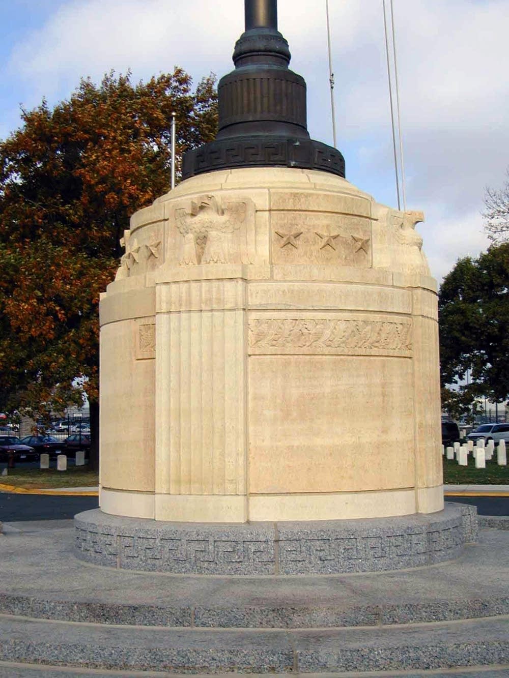 Flagpole base