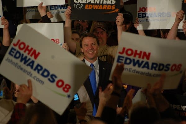 John Edwards rally