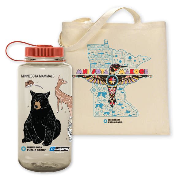 2026 member tote and Minnesota mammals water bottle