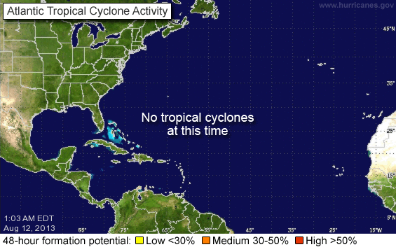Tropical weather forecast in the Atlantic