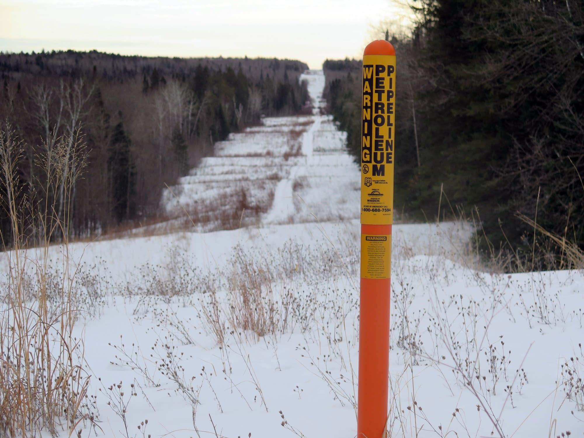 The new route for the proposed Line 3 pipeline would travel this corridor.
