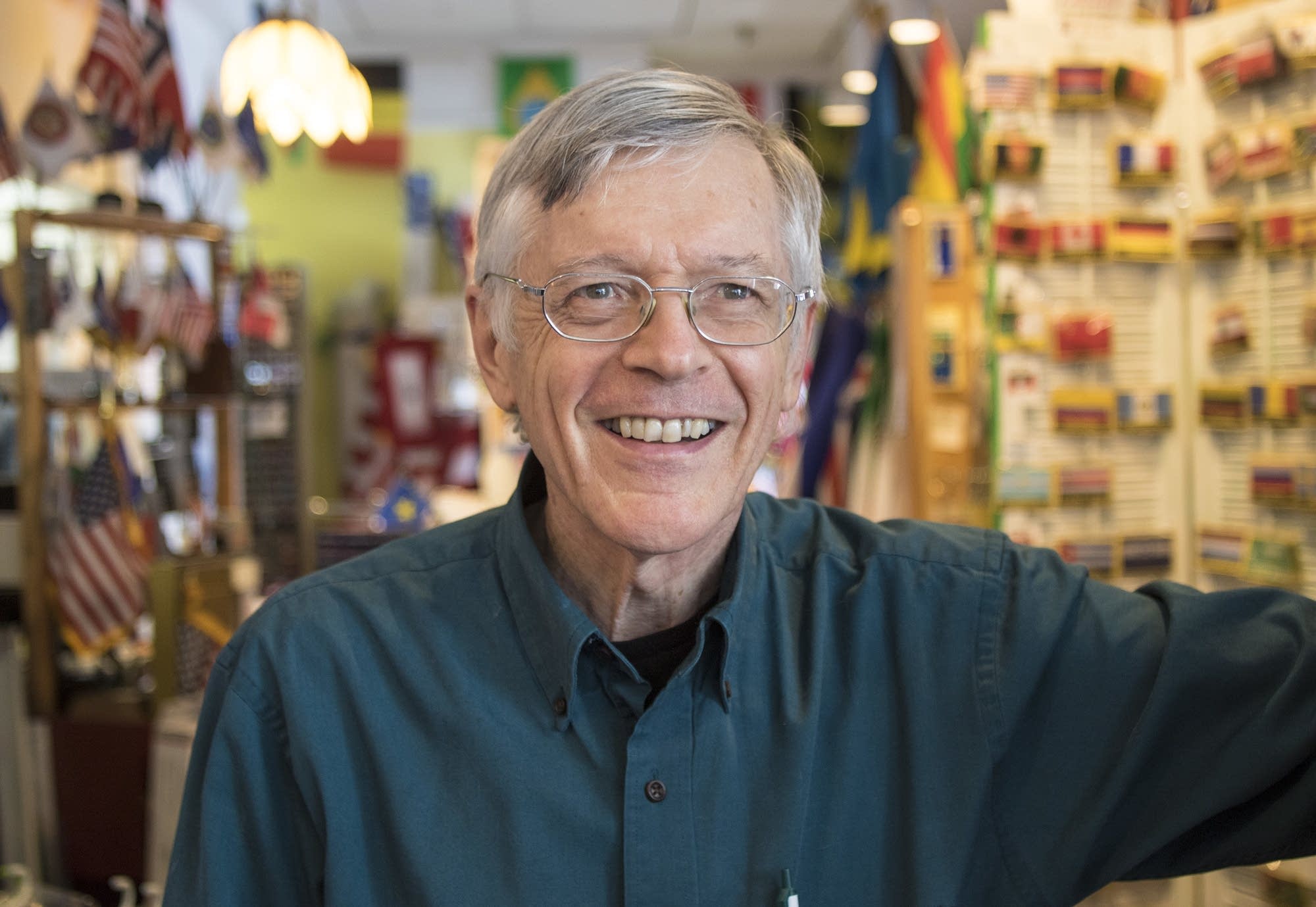 Lee Herold, owner of Herold Flags in Rochester