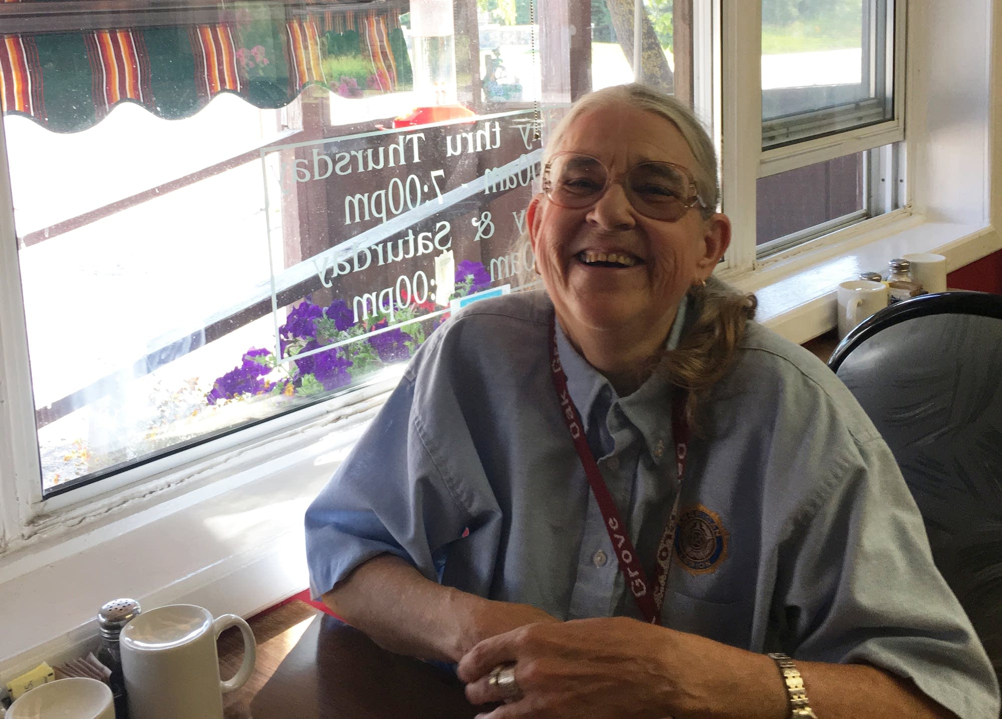 Retired nurse Gayle Heggem.