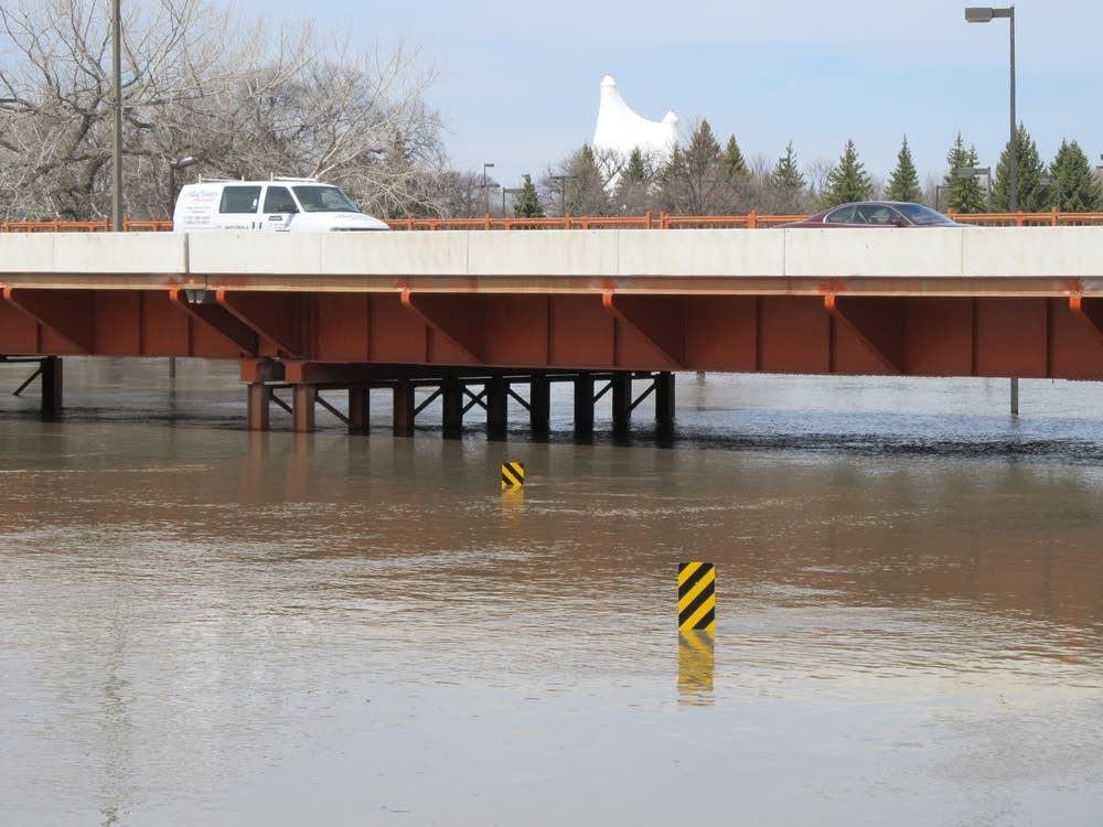 Flooded Red River