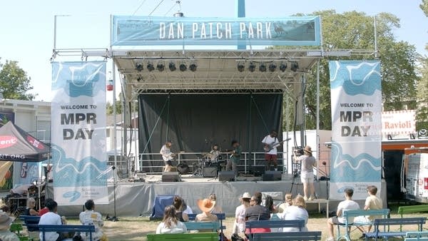 Miloe performing on the Dan Patch Park stage at the Minnesota State Fair on Friday, Sept. 2, 2022, as part of MPR Day.