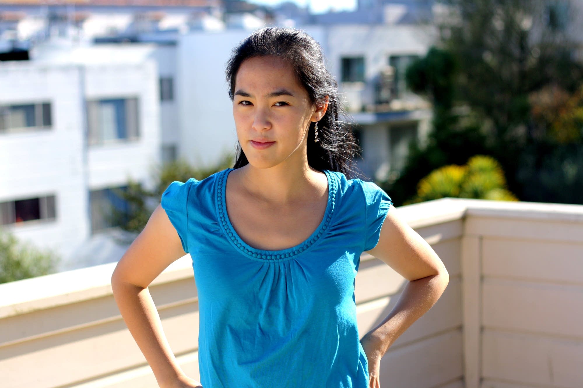 Playwright Lauren Yee's play is "The Great Leap."