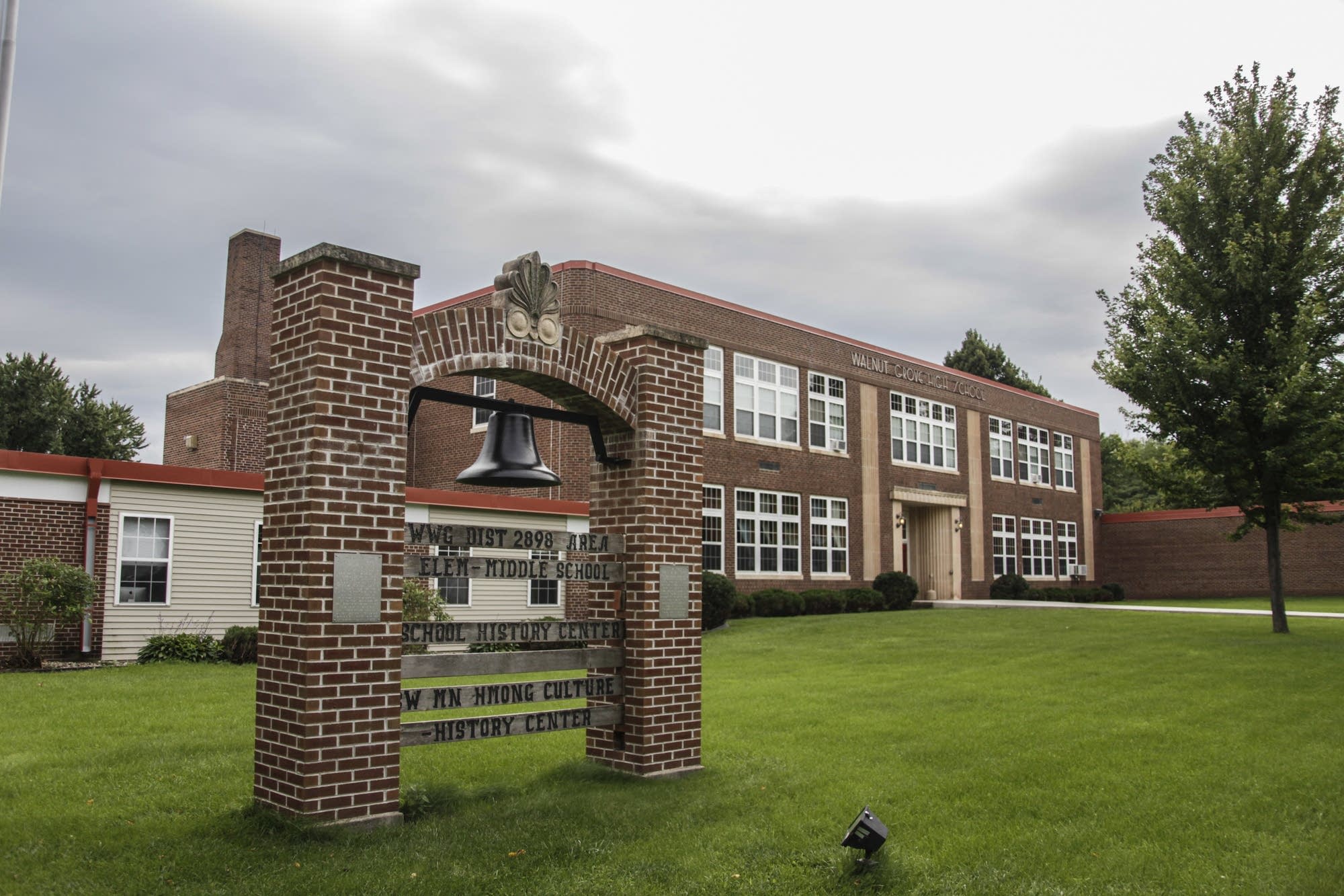 The elementary school in Walnut Grove.