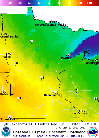 highs WED NWS