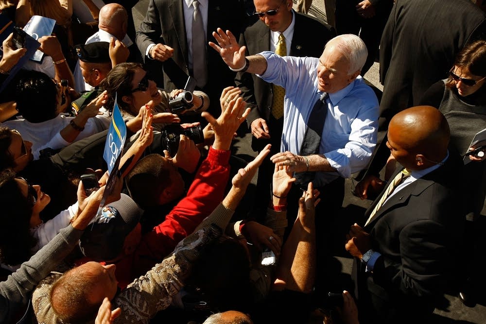 McCain holds a rally in Florida
