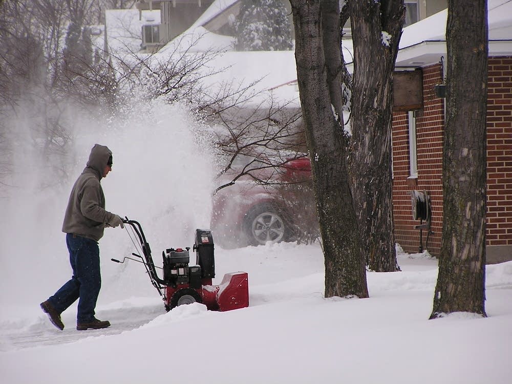 Blowing snow