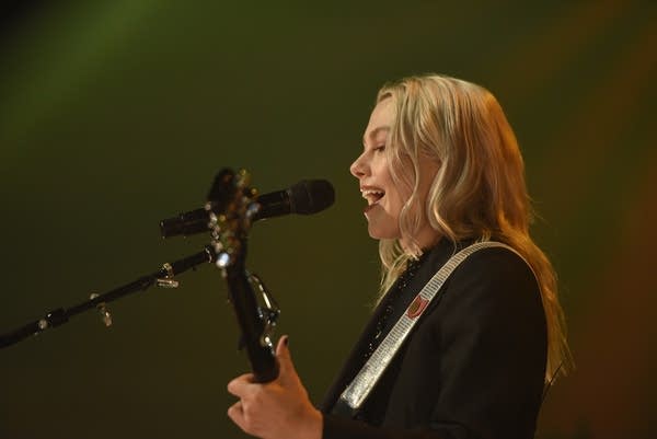 Phoebe Bridgers performing on 'Austin City Limits' on PBS.