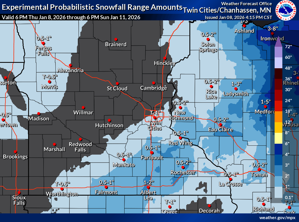Sloppy snow overnight; more typical wintry weekend ahead