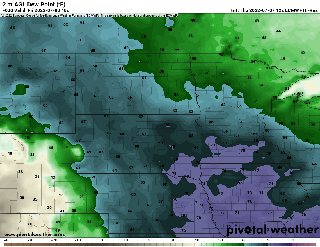 Isolated showers again possible Friday