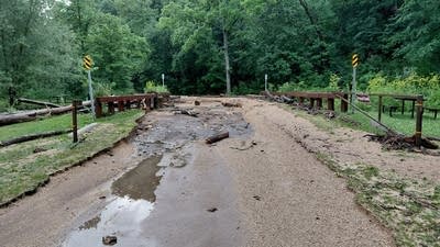 Damage assessment, cleanup underway after flash flooding in southeast Minnesota