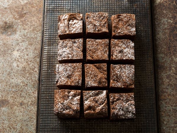 Very chocolate maple brownies from "Sweet Nature."