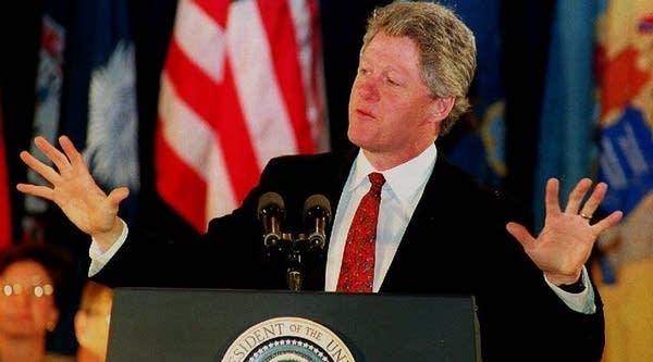 President Bill Clinton discusses welfare reform, 1993.