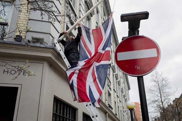 The U.K. economy is on course to shrink 14% this year.