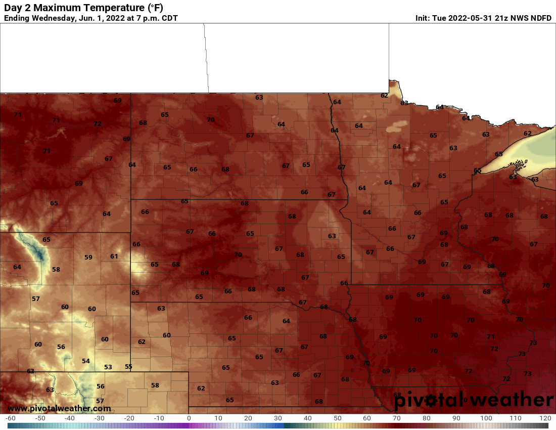 highs WED ALT pm