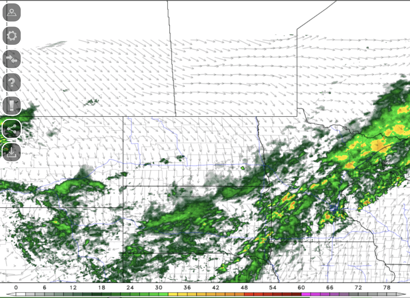 Much cooler with showers Friday; brighter Sunday