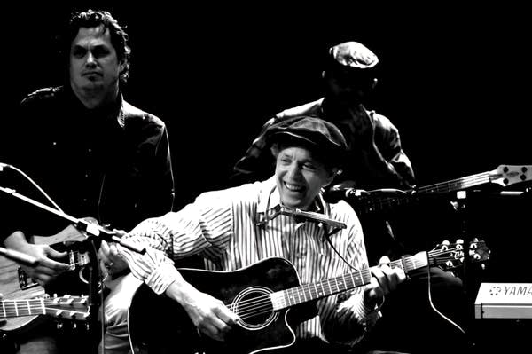 Slim Dunlap performing at the Mad Ripple Hootenanny at the Guthrie Theater in Minneapolis on Sunday, Nov. 27, 2011.