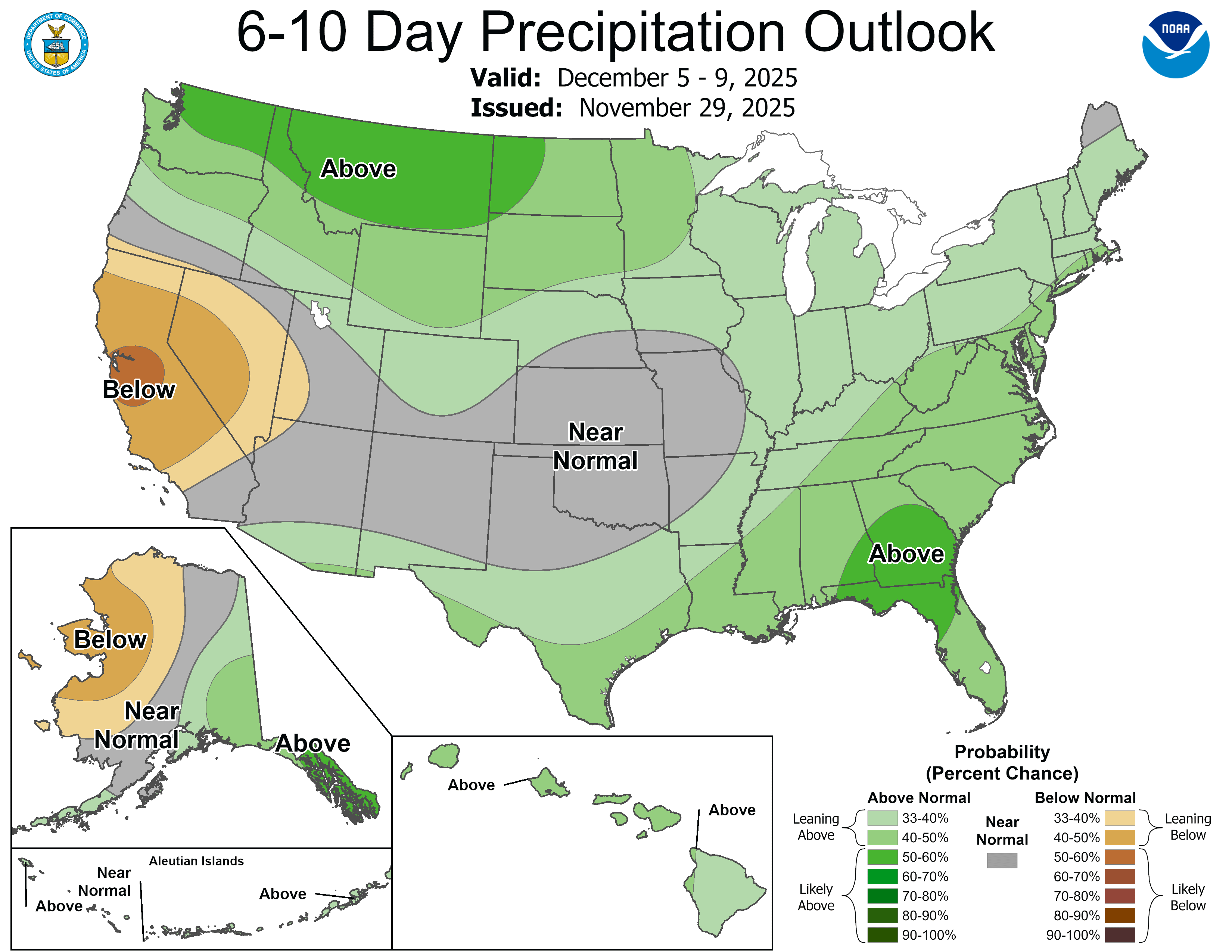 6-10 day precipitation outlook