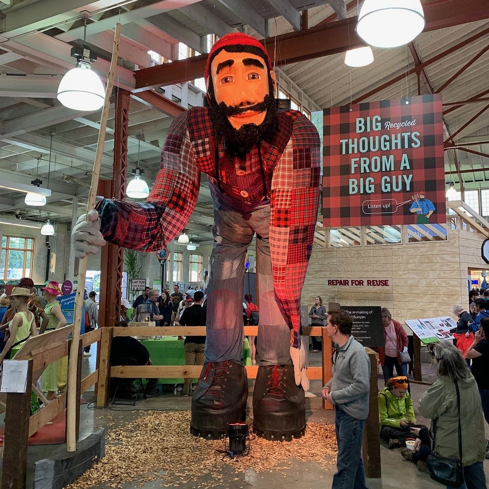Sold! Winning bid revealed for giant Paul Bunyan statue at Minnesota