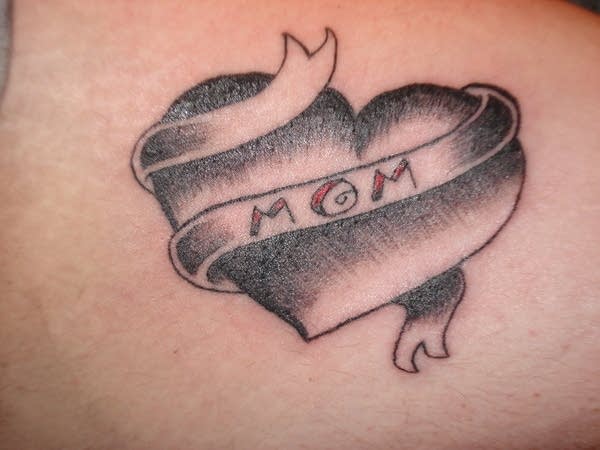 Mom tattoo heart