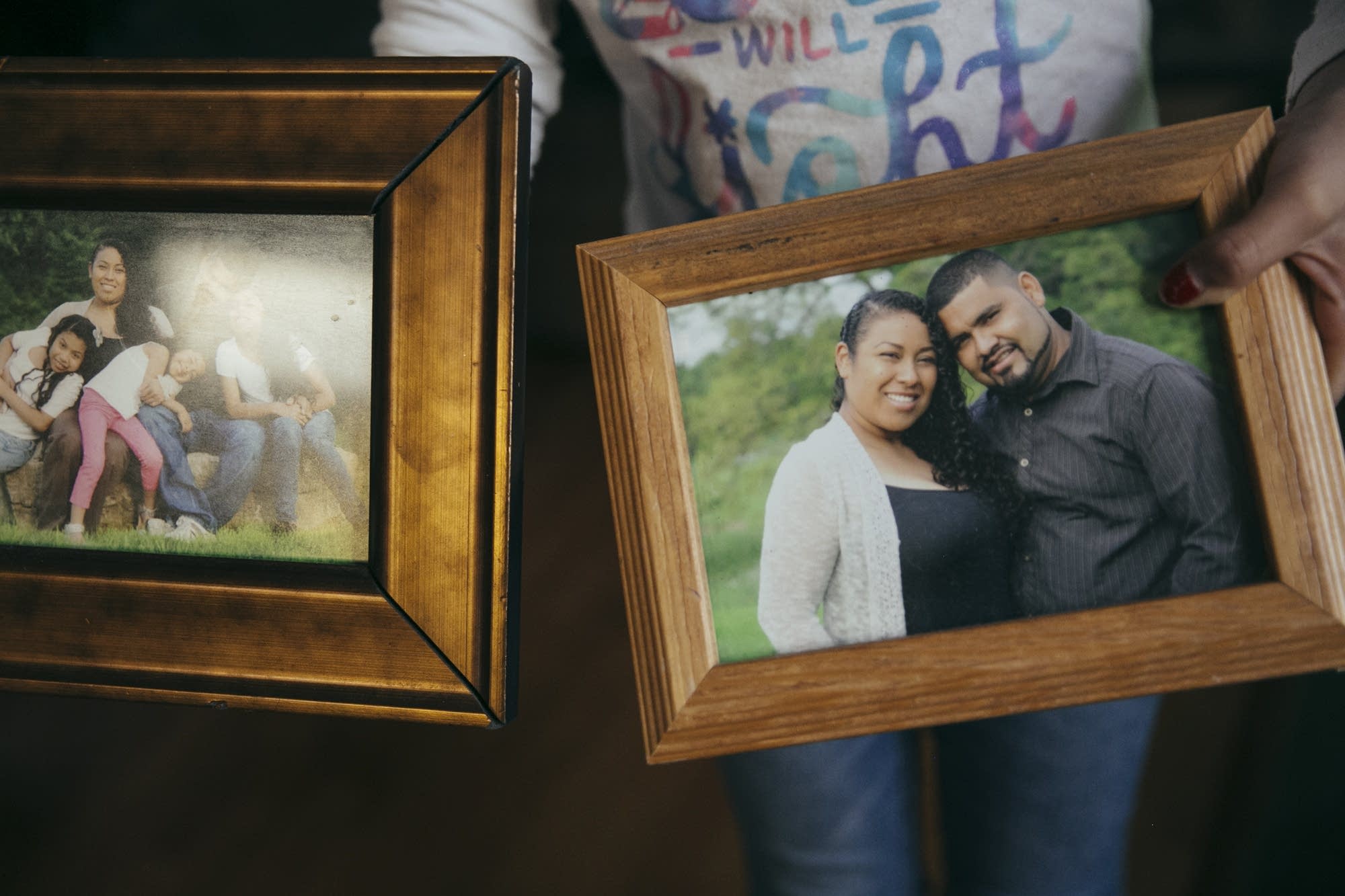 America Candela-Gonzaga shows off family photos