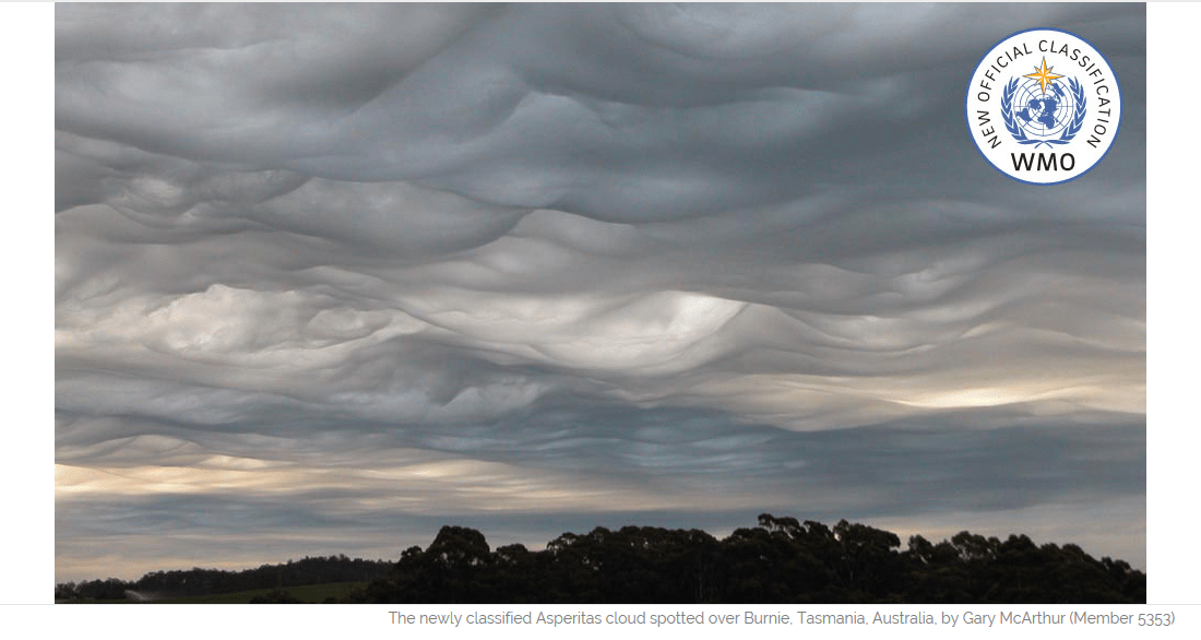 A new cloud; 40s through the weekend