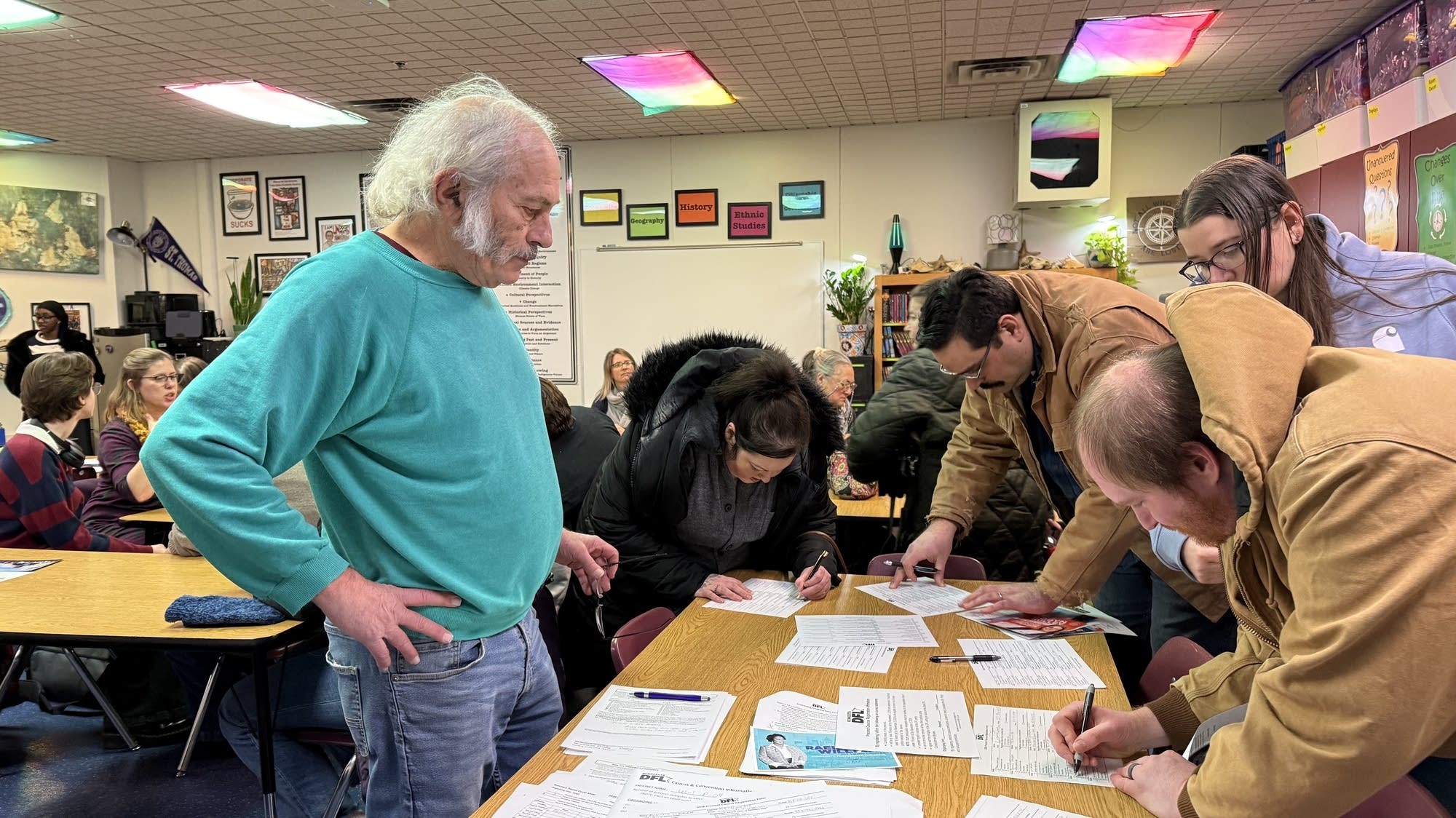 Immigration, fraud motivate voters in strongly attended Minnesota precinct caucuses