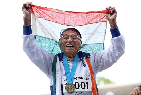 101-year-old wins gold in dash