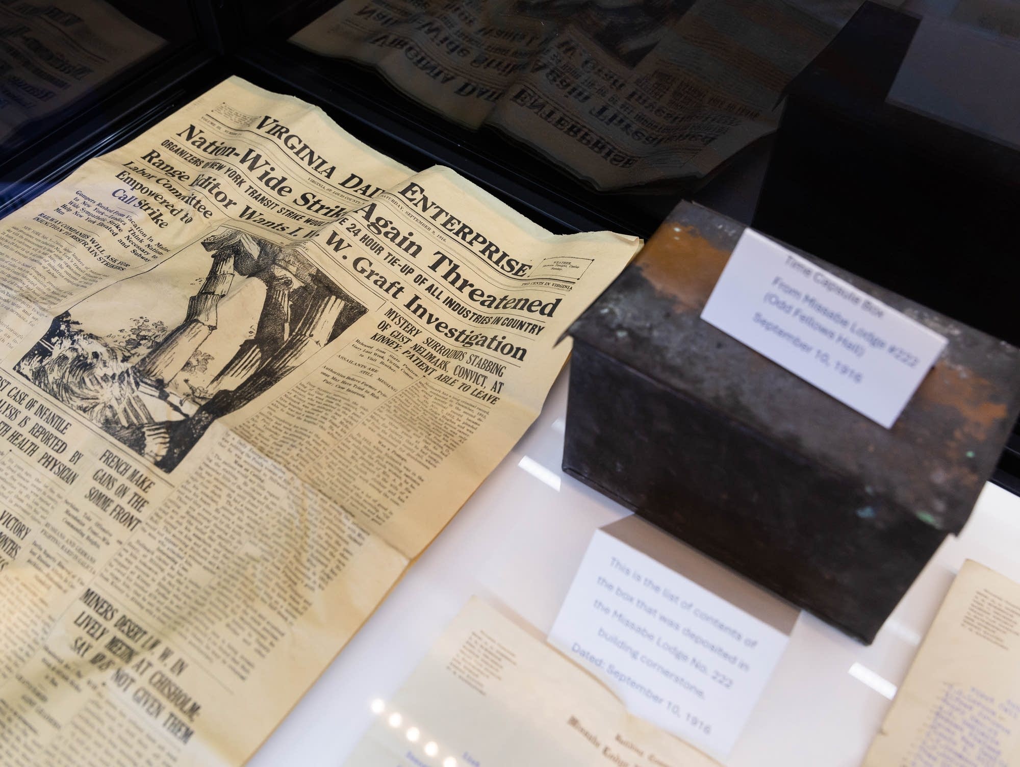 Century old time capsule opened in Virginia, Minnesota | MPR News