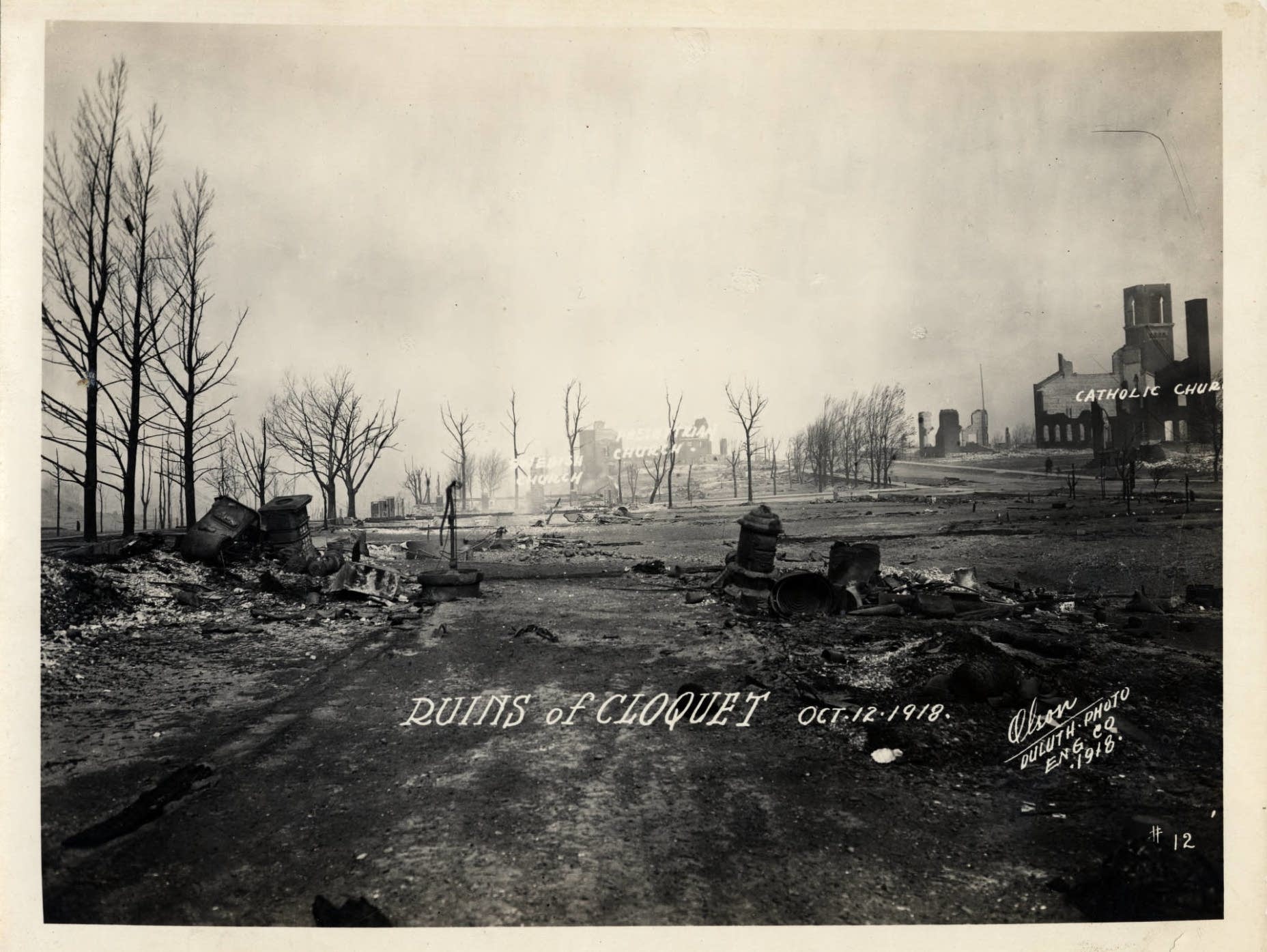 Photos Aftermath of the 1918 CloquetMoose Lake wildfire MPR News