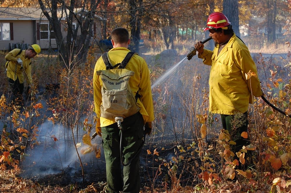 Red Lake fire crew