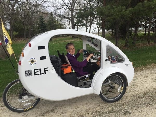 Chatfield, Minn., woman discovers America on solar trike