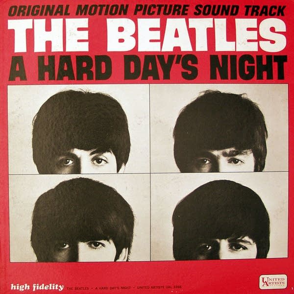 UK初回THE BEATLES A HARD DAY'S NIGHT Random Vinyl: The Beatles - A Hard Day's Night (1964 U.S.)