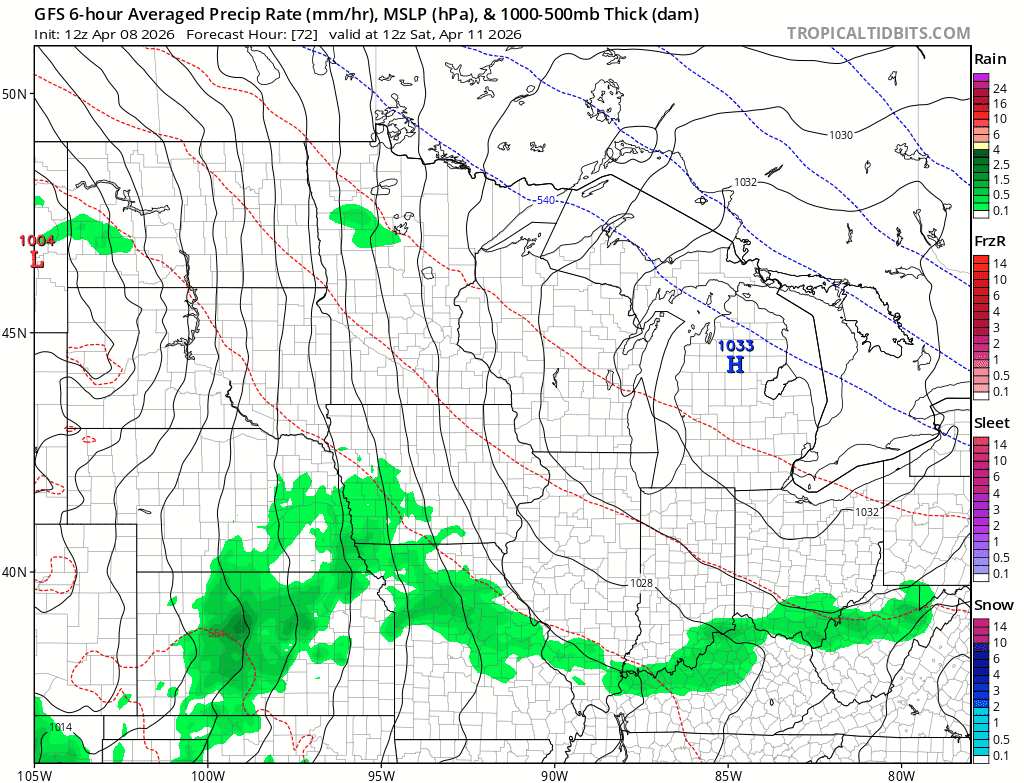NOAA GFS model