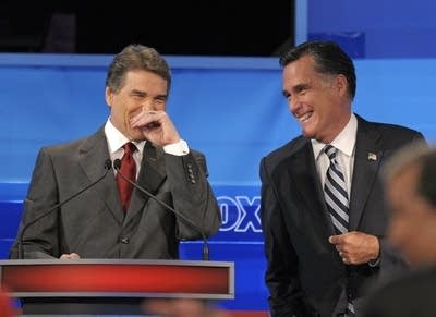 Mitt Romney, Rick Perry