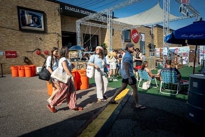 people enjoying an outdoor event