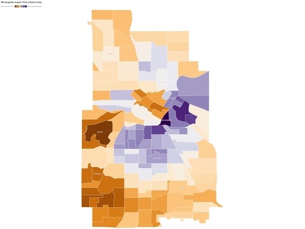 Here's a breakdown of how Minneapolis residents voted in the mayor's race